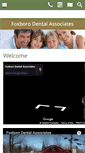 Mobile Screenshot of foxborodental.com
